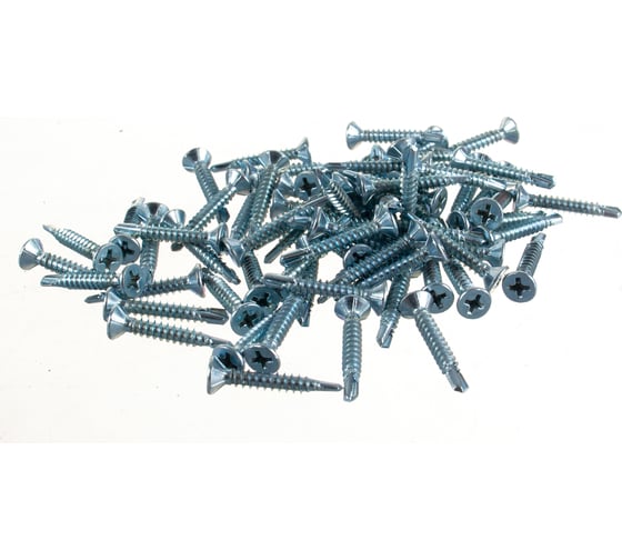 Изображение товара Оконный саморез Качественный КРЕПЕЖ 3.9х25 белый сверло 280 шт 0300089 КЧ