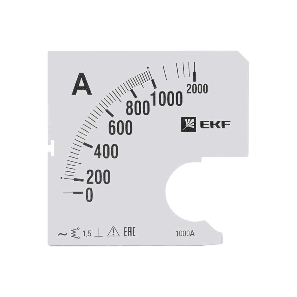 Изображение товара Шкала сменная для A961 PROxima EKF s-a961-1000 1000/5А-1,5