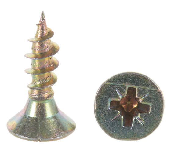 Изображение товара Шуруп крепежная техника жёлтый цинк 4,5x16, 1000 шт. 431354 БК