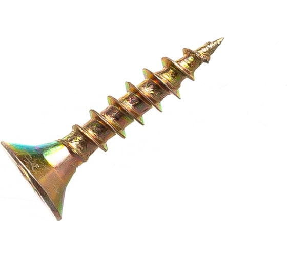 Изображение товара Шуруп Качественный КРЕПЕЖ желтый цинк 4,0x20, 360 шт. 0300455 КЧ