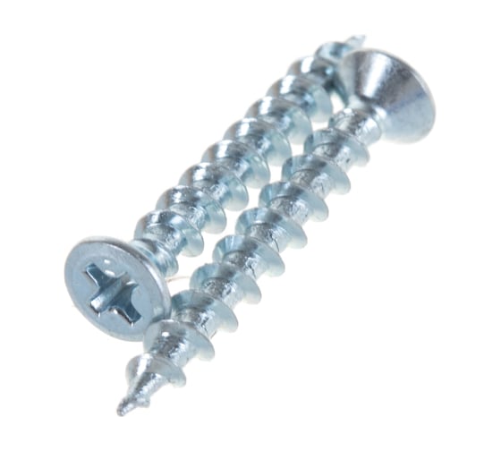 Изображение товара Саморез для оконного профиля крепежная техника белый, Philips, 4х30, 1000 шт. 430852 БК