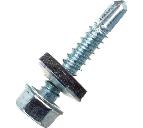 Изображение товара Кровельный саморез крепежная техника цинк 6.3х32 мм, 150 шт 431218 БК