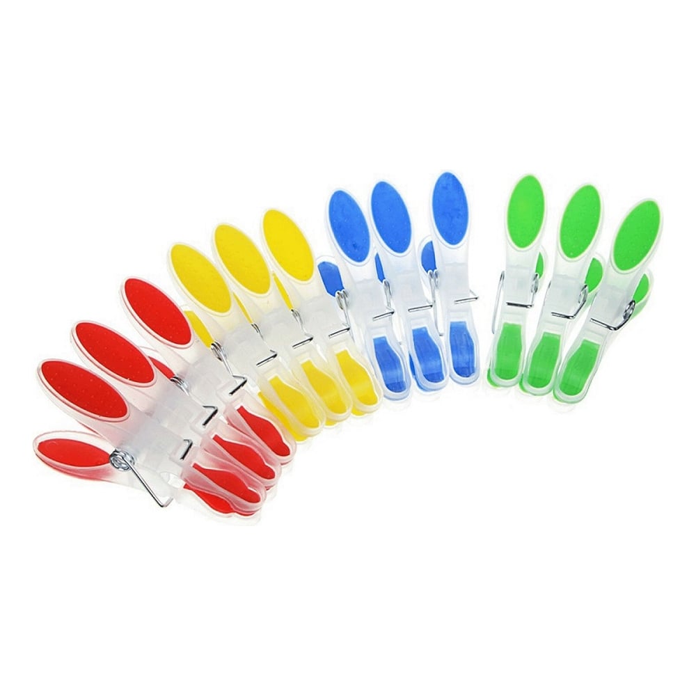 Изображение товара Пластиковые прищепки EUROHOUSE 6 шт., размер прищепки 8.3x1.7 см 14707