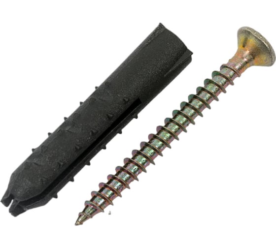 Изображение товара Набор крепления плинтусов Качественный КРЕПЕЖ дюбель ёж 8x40 70 шт 0501097 КЧ