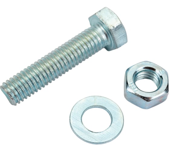 Изображение товара Болт с ш/г полная резьба DIN 933 Качественный КРЕПЕЖ набор 8х35 35 шт 0301037 КЧ