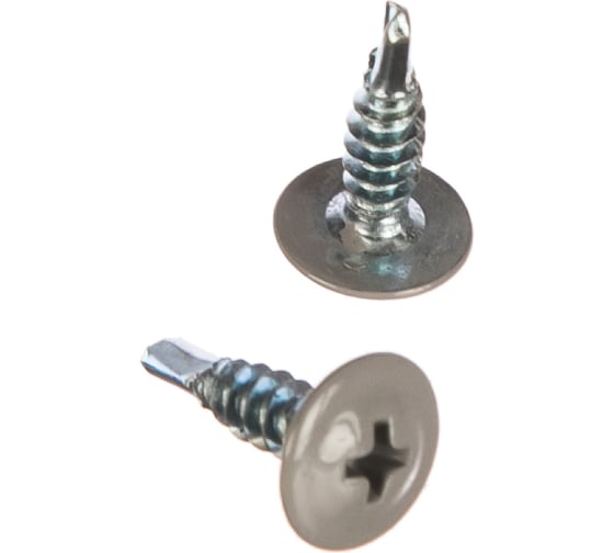 Изображение товара Прессшайба Качественный КРЕПЕЖ 4.2х16 мм, серая RAL 7004, сверло, 250 шт 0300259 КЧ