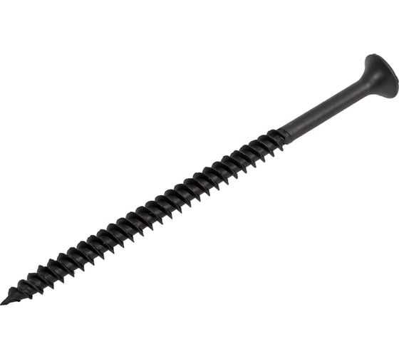 Изображение товара Саморез Качественный КРЕПЕЖ 4.2x70 мм, потай, частая резьба, оксид, 220 шт 0500407 КЧ