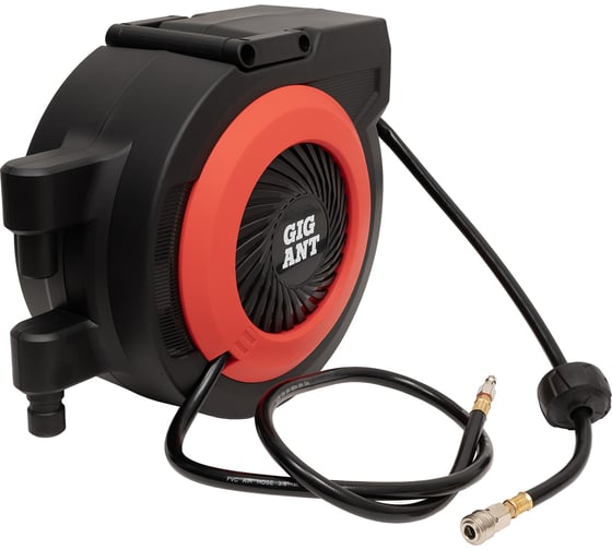 Изображение товара Шланг на автоматической катушке пневматический (15+1 м; 10х16 мм; ПВХ; рапид) Gigant Professional G-PG85250