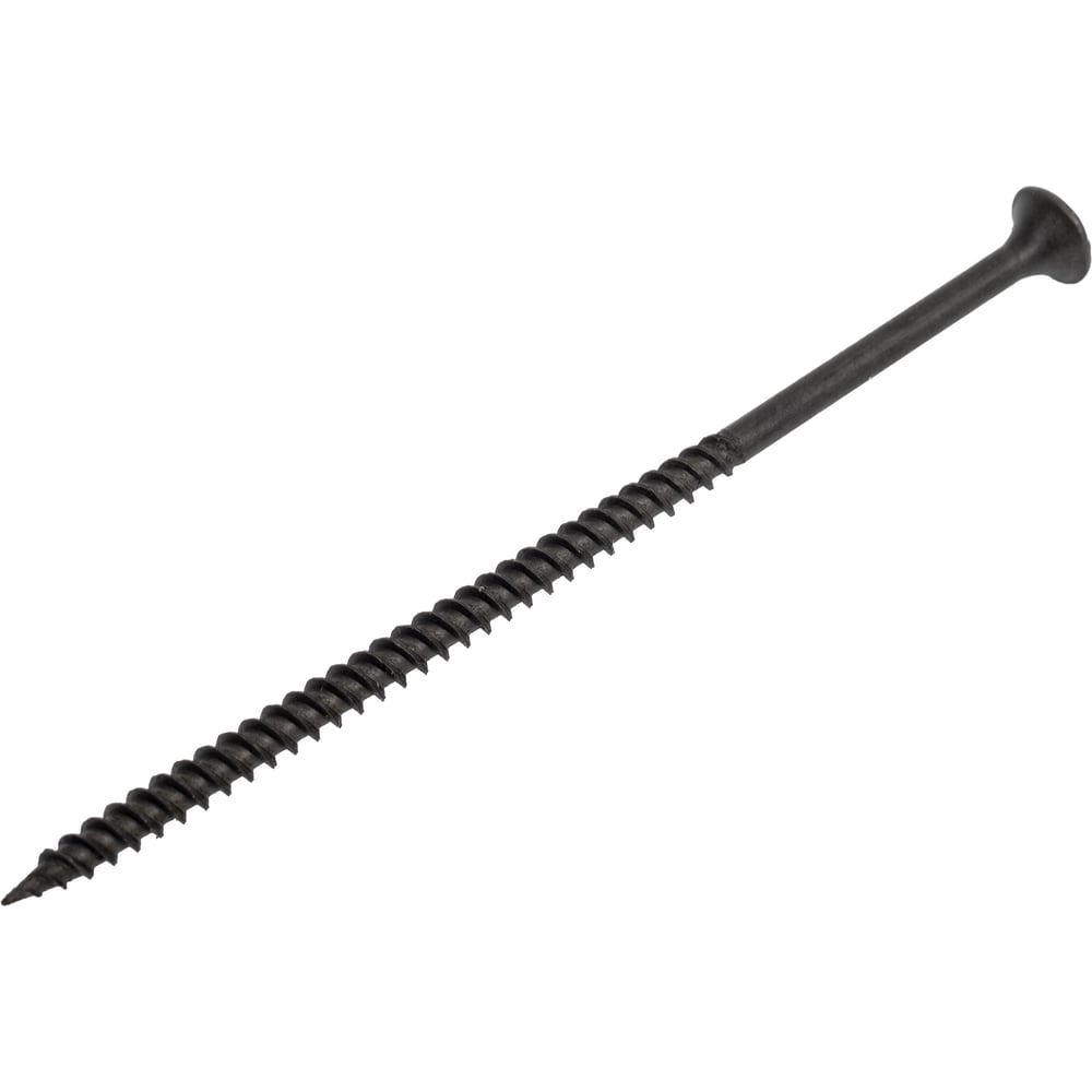 Изображение товара Саморез Качественный КРЕПЕЖ 4.8x89 мм потай частая резьба оксид 110 шт