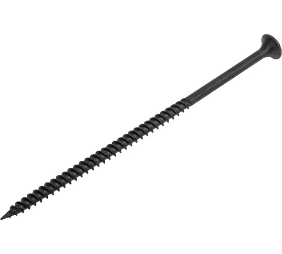 Изображение товара Саморез Качественный КРЕПЕЖ 4.8x89 мм, потай, частая резьба, оксид, 110 шт 0300411 КЧ