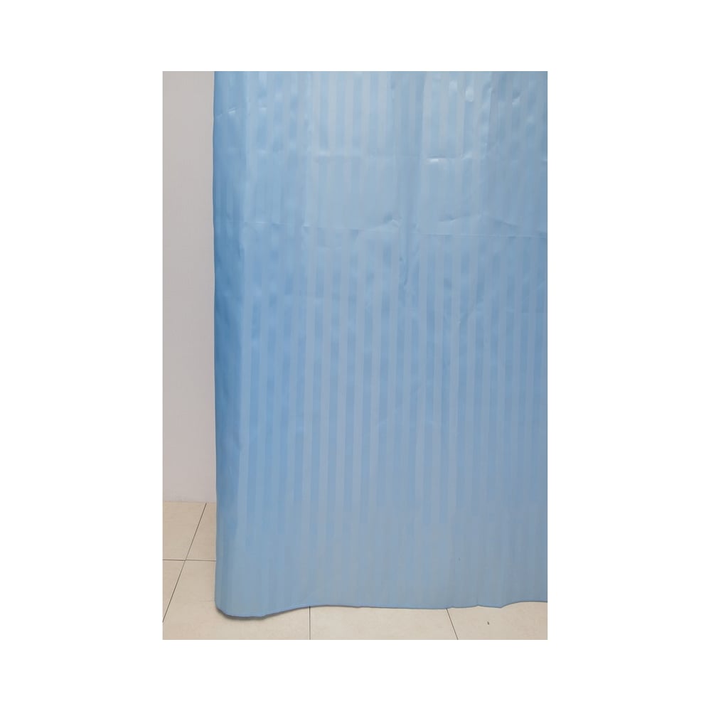 Изображение товара Штора для ванной Zenfort "жаккард" полиэстер, 180x200 см, 12 колец, с утяжелителем, голубой 104236 Изображение товара Штора для ванной Zenfort "жаккард" полиэстер, 180x200 см, 12 колец, с утяжелителем, голубой 104236