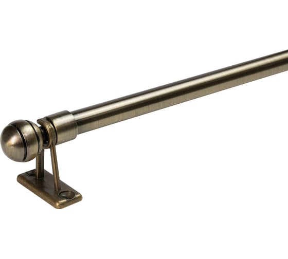 Изображение товара Карниз кафе Эскар витражный, телескопический, сфера, 80-120 см, латунь 60200120