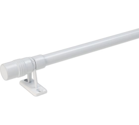Изображение товара Карниз кафе Эскар витражный, телескопический, цилиндр, 40-60 см, белый 60120060