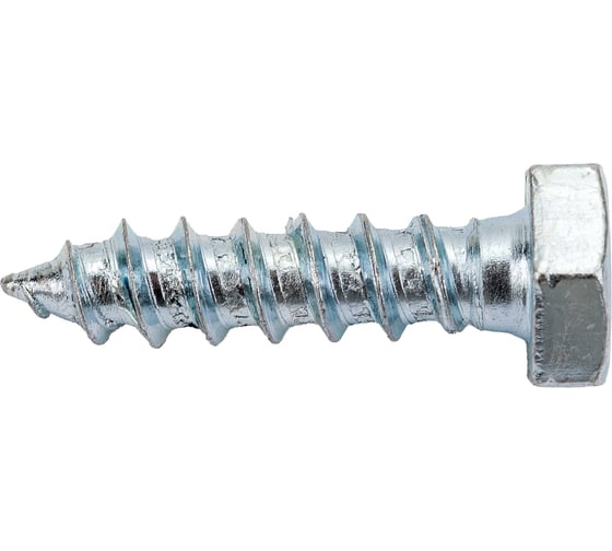 Изображение товара Шуруп с шестигранной головкой Качественный КРЕПЕЖ 10х40, 50 шт. 0500567 КЧ