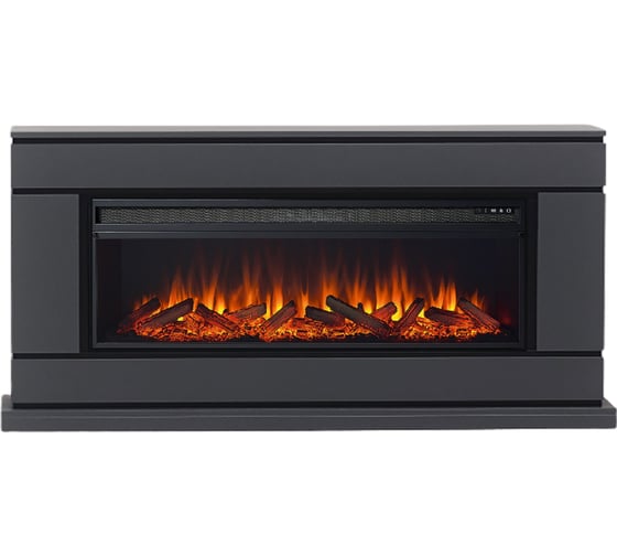 Изображение товара Каминокомплект ELEKAM bertino с очагом pulsar 60 графит грей с черным 100129