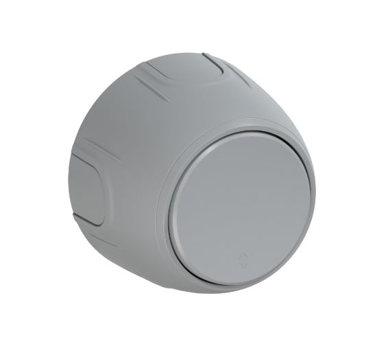 Изображение товара Одинарный накладной (наружный) переключатель OneKeyElectro Rotondo цвет серый 7700954