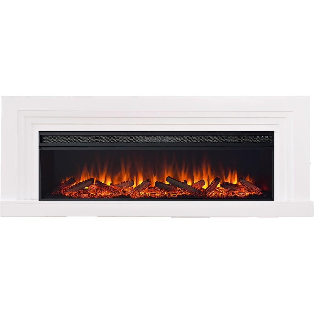 Каминокомплект ELEKAM delta с очагом pulsar 60 белый с черным 100131