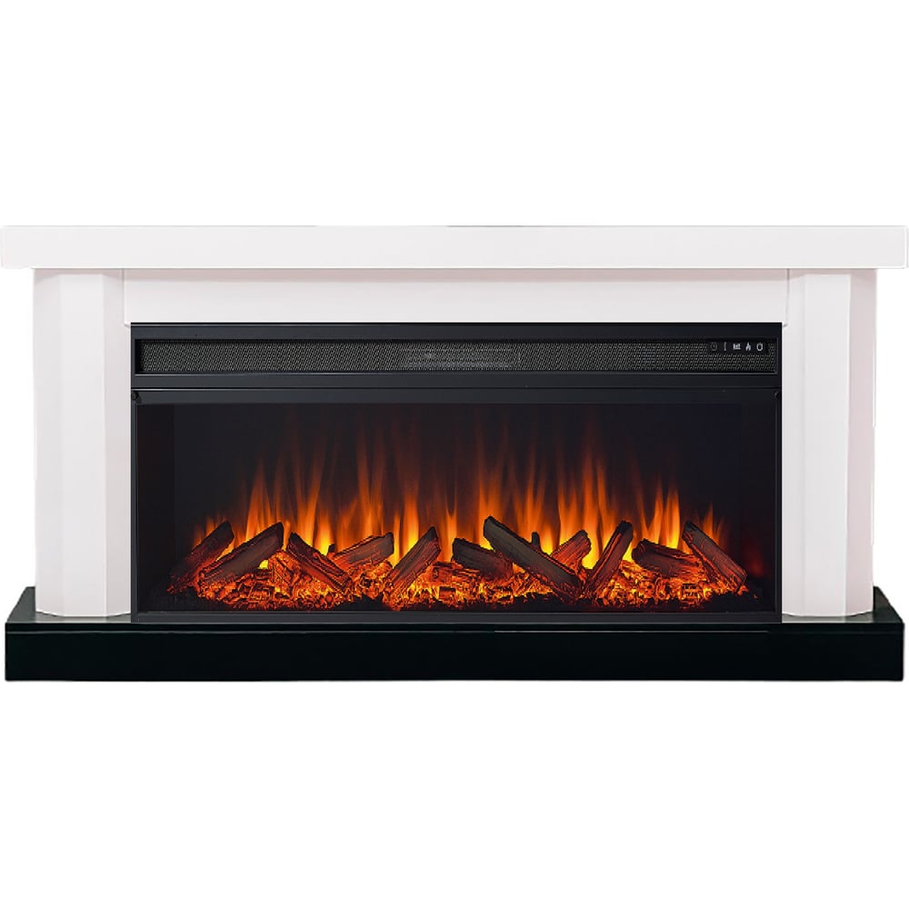 Каминокомплект ELEKAM nelson с очагом pulsar 60 белый с черным 100114