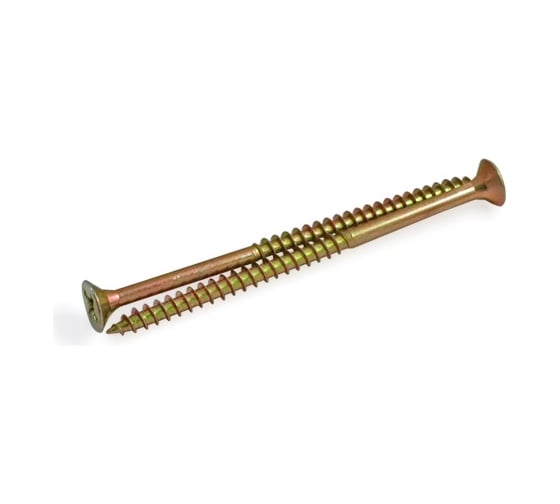 Изображение товара Шуруп крепежная техника жёлтый цинк 6,0x90, 100 шт. 431424 БК