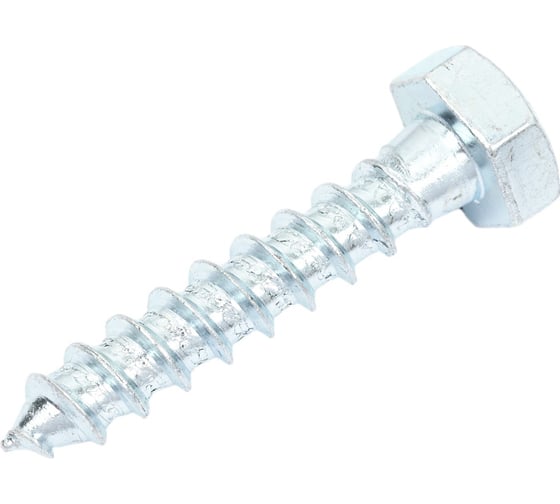 Изображение товара Шуруп с шестигранной головкой Качественный КРЕПЕЖ 10х50, 45 шт. 0500569 КЧ