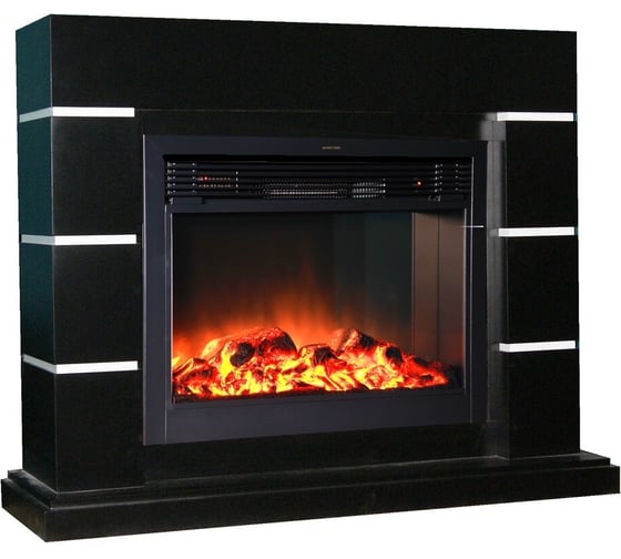 Изображение товара Каминокомплект InterFlame NORD с Jupiter BL черный NORD с Jupiter черный