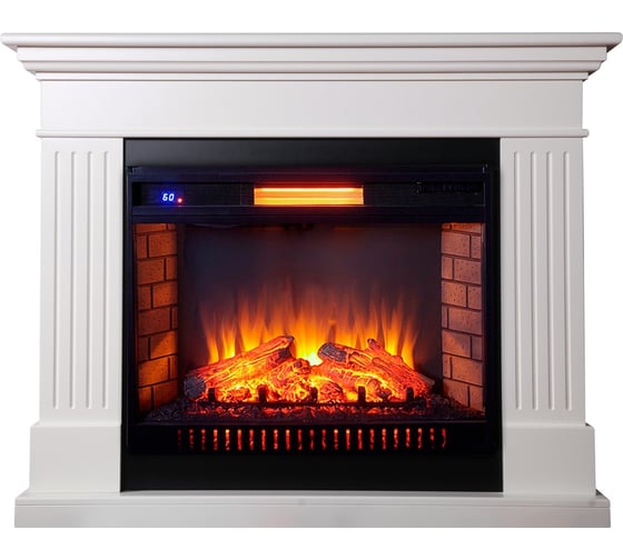 Изображение товара Каминокомплект InterFlame Римини Антарес 31 LED F/X QUARTZ Antares31Q белый