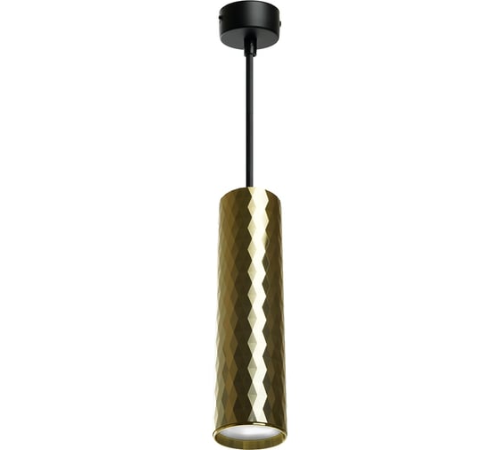 Изображение товара Потолочный светильник FERON ml1888 PRISM на подвесе mr16 35w, 230v, чёрный, золото 55x200, 48669