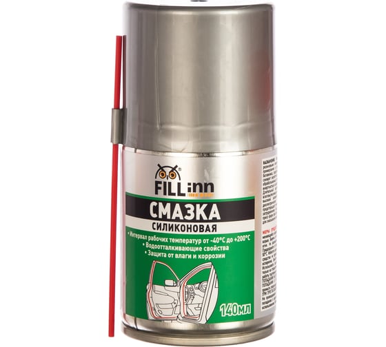 Изображение товара Смазка силиконовая, 140 мл, аэрозоль FL117 Fill Inn 71117