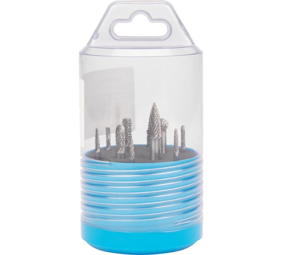 Изображение товара Набор бор-фрез HM KPLM06X/M03X DCM 10 шт (форма B, C, D, F, G, M, B, C, D, G) NORGAU 077200210