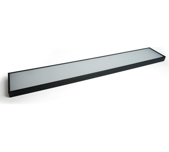 Изображение товара Светодиодный линейный светильник Feron .one al4030 ip20 54w 4000k, рассеиватель матовый в стальном корпусе, черный 1200x40x200мм, 48538