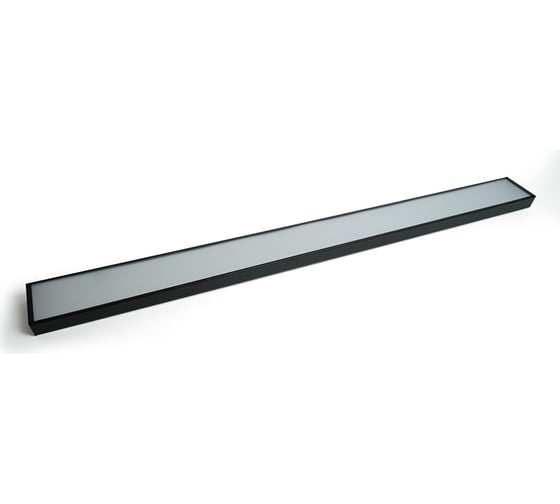 Изображение товара Светодиодный линейный светильник Feron .one al4030 ip20 42w 4000k, рассеиватель матовый в стальном корпусе, черный 1200x35x100мм, 48536