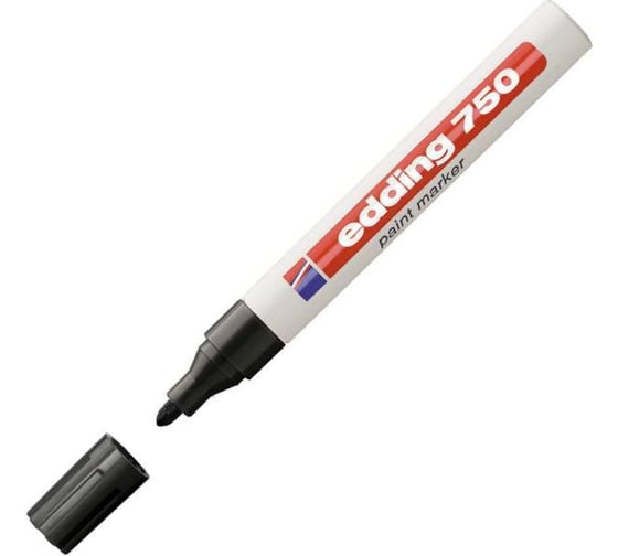 Изображение товара Маркер EDDING лаковый E-750/1 черный 2-4мм 57817