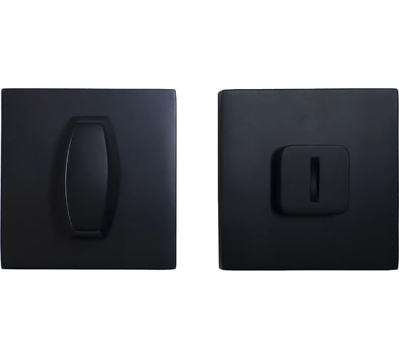 Изображение товара Поворотная ручка Vrata AE20AT28 квадрат 03, черный матовый 205232