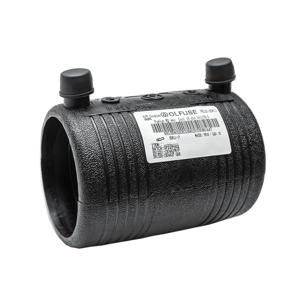 Изображение товара Электросварная муфта OLFUSE PN16, SDR11, PE100, D75 7728075000