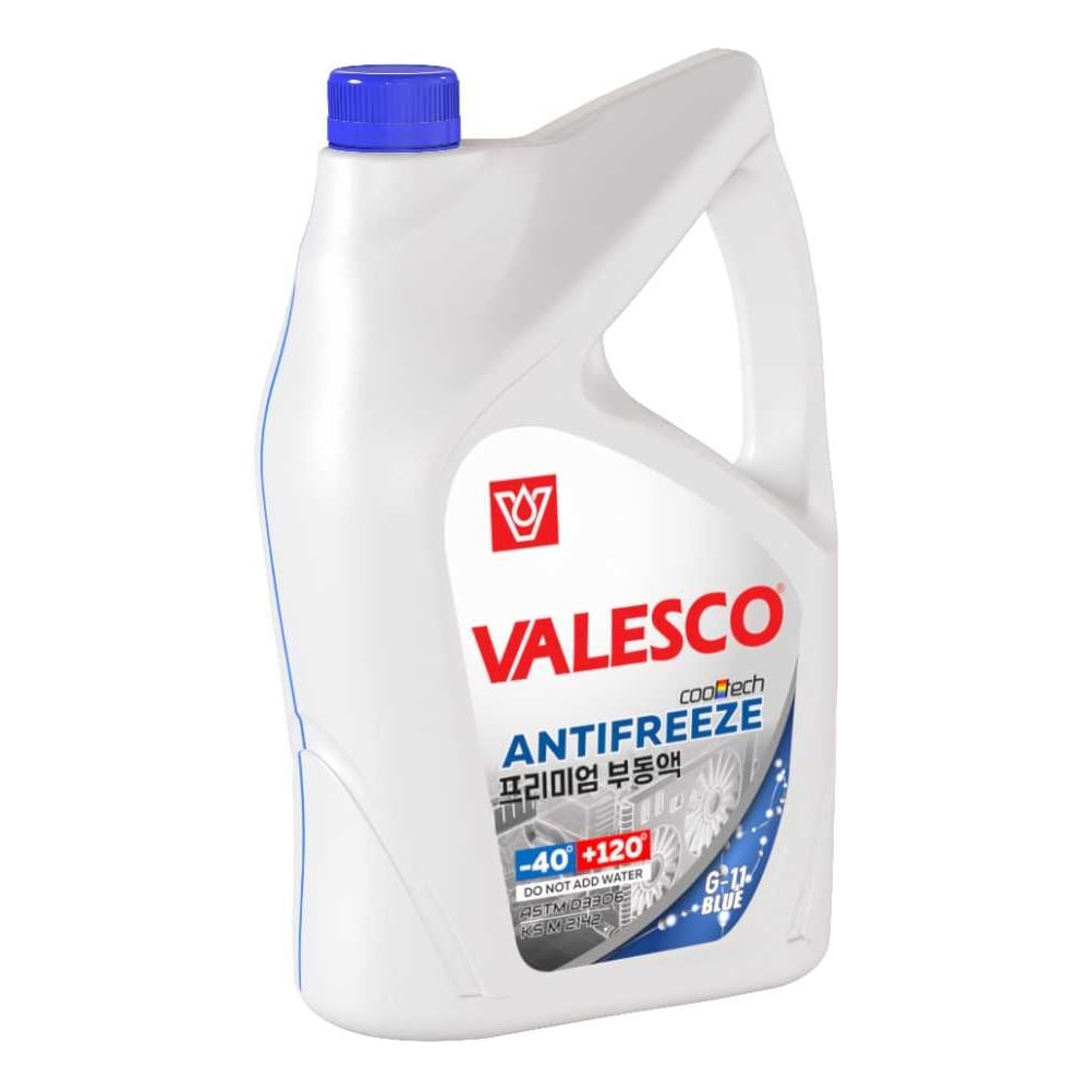 Изображение товара Антифриз VALESCO Blue 40 G11 10 кг для надежной защиты двигателя