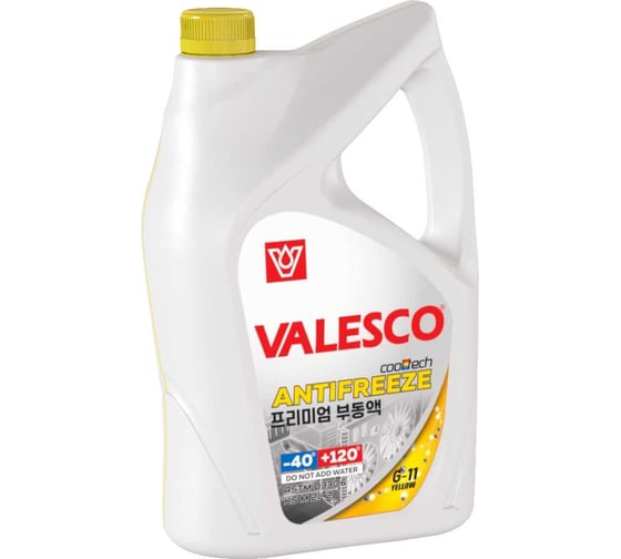 Изображение товара Антифриз VALESCO Yellow 40 G11, 10 кг 370786h