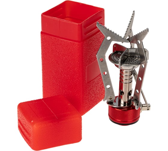 Изображение товара Компактная туристическая газовая плитка ясон под резьбовой баллон 230гр REXANT 12-4139