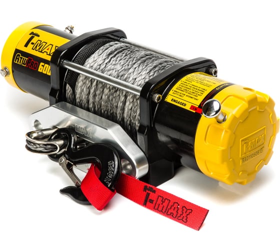 Изображение товара Электрическая лебедка с синтетическим тросом T-Max PRO 6000 12В W0428