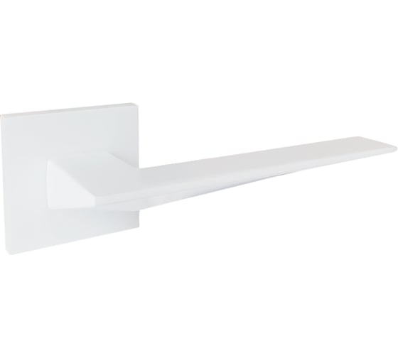 Изображение товара Ручка раздельная Vrata А2176 квадрат 03, белый матовый 205217