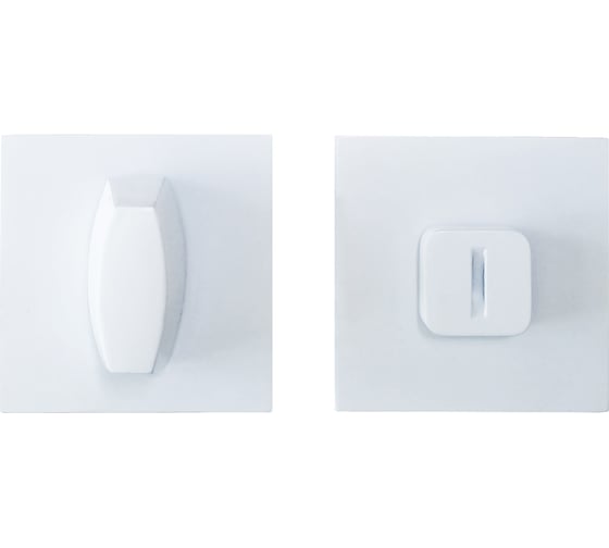 Изображение товара Поворотная ручка Vrata AE20AT28 квадрат 03, белый матовый 205233