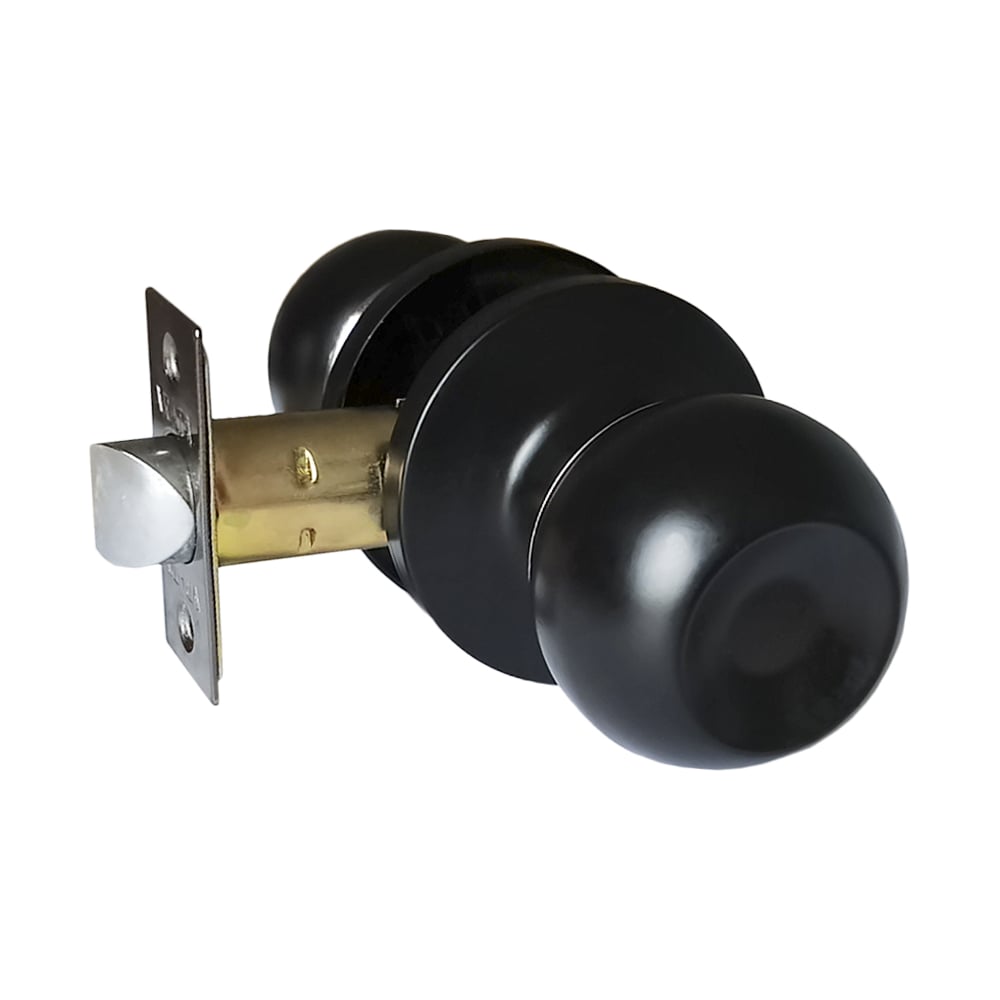 Изображение товара Ручка-защелка Vrata ЗШ-05 черный матовый межкомнатная сталь