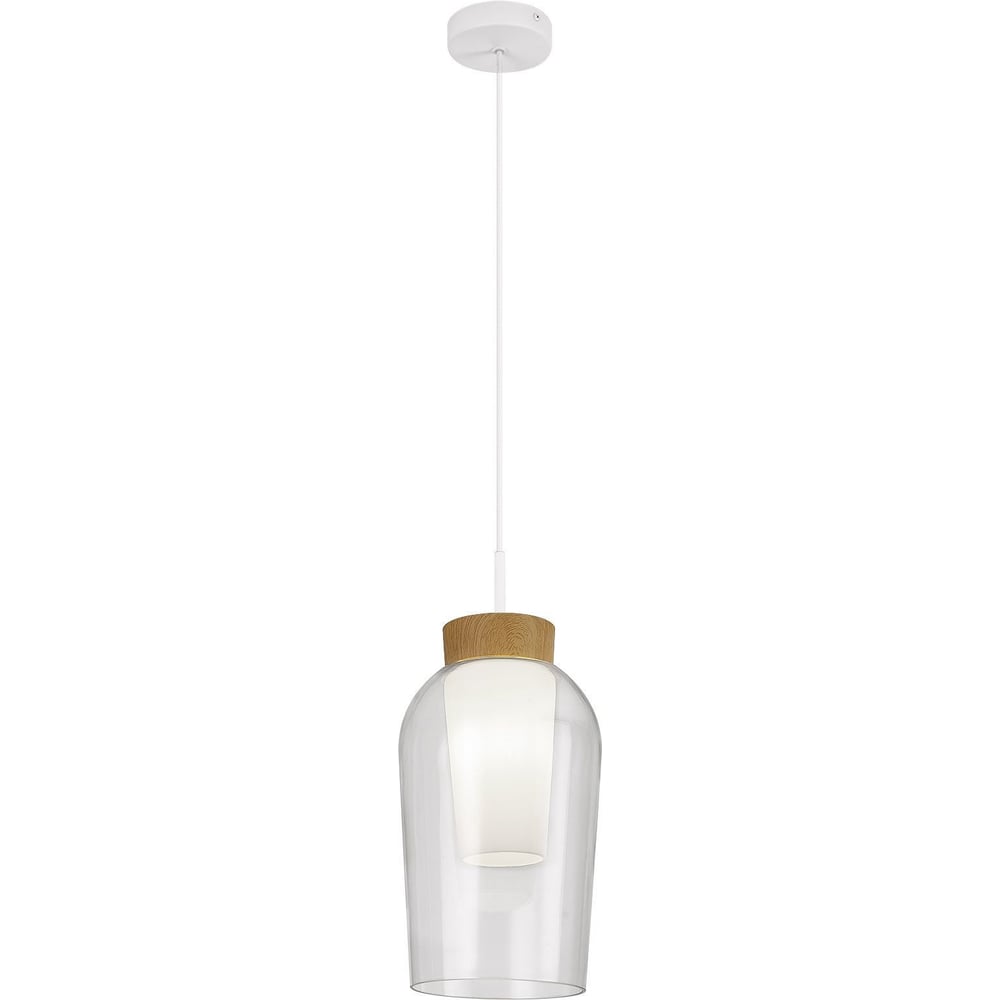 Изображение товара Подвесной светильник MANTRA NORA 8278 современный дизайн белый светлое дерево