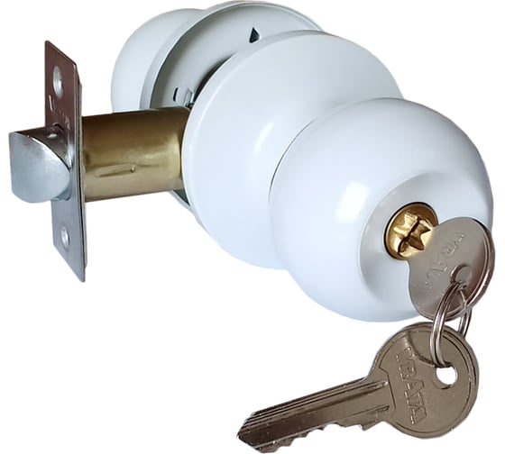 Изображение товара Ручка-защелка Vrata ЗШ-01 белый матовый 204806