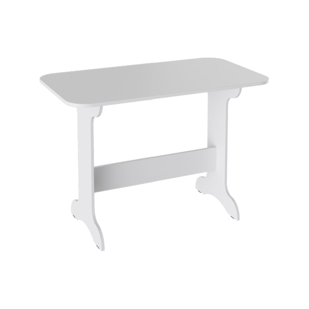 Изображение товара Обеденный стол BONMEBEL Августа белый  ovальная форма размеры 1060x600x740 мм