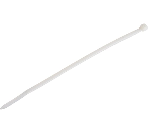 Изображение товара Нейлоновая неоткрывающаяся стяжка NIKOMAX 150х3,5мм, белая, уп-ка 100шт. NMC-CTN150-35-SL-WT-100