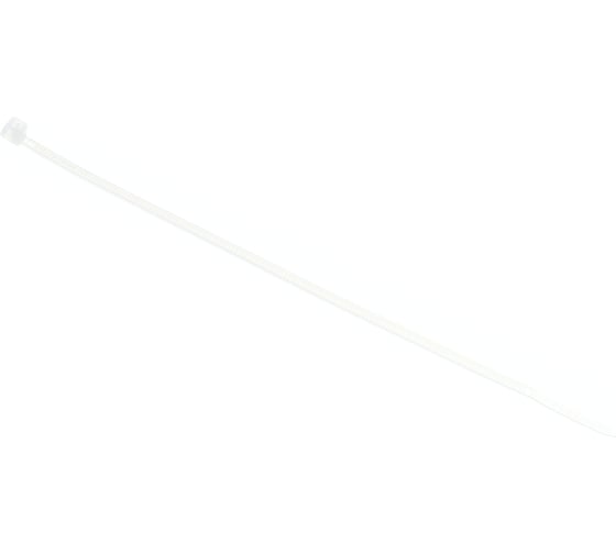 Изображение товара Нейлоновая неоткрывающаяся стяжка NIKOMAX 150х2,5мм, белая, уп-ка 100шт. NMC-CTN150-25-SL-WT-100