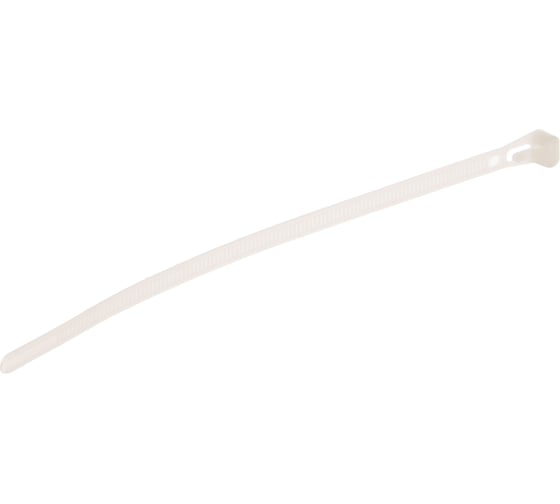 Изображение товара Нейлоновая открывающаяся стяжка NIKOMAX 200х7,5мм, белая, уп-ка 100шт. NMC-CTN200-75-RL-WT-100