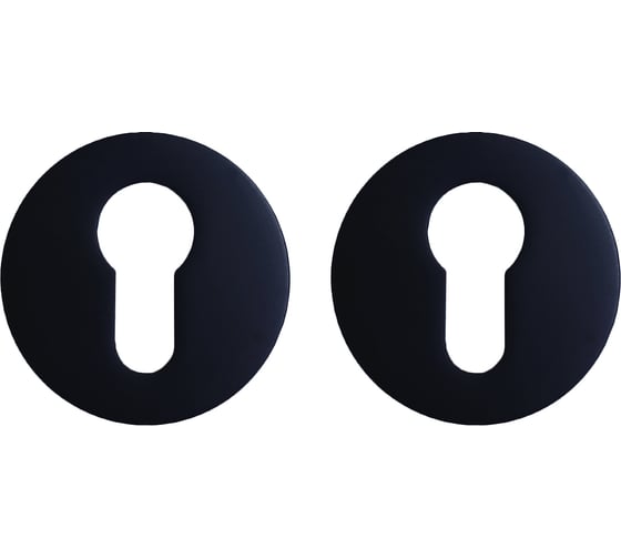 Изображение товара Накладка на цилиндр Vrata AEA20 круг 03, черный матовый 205245