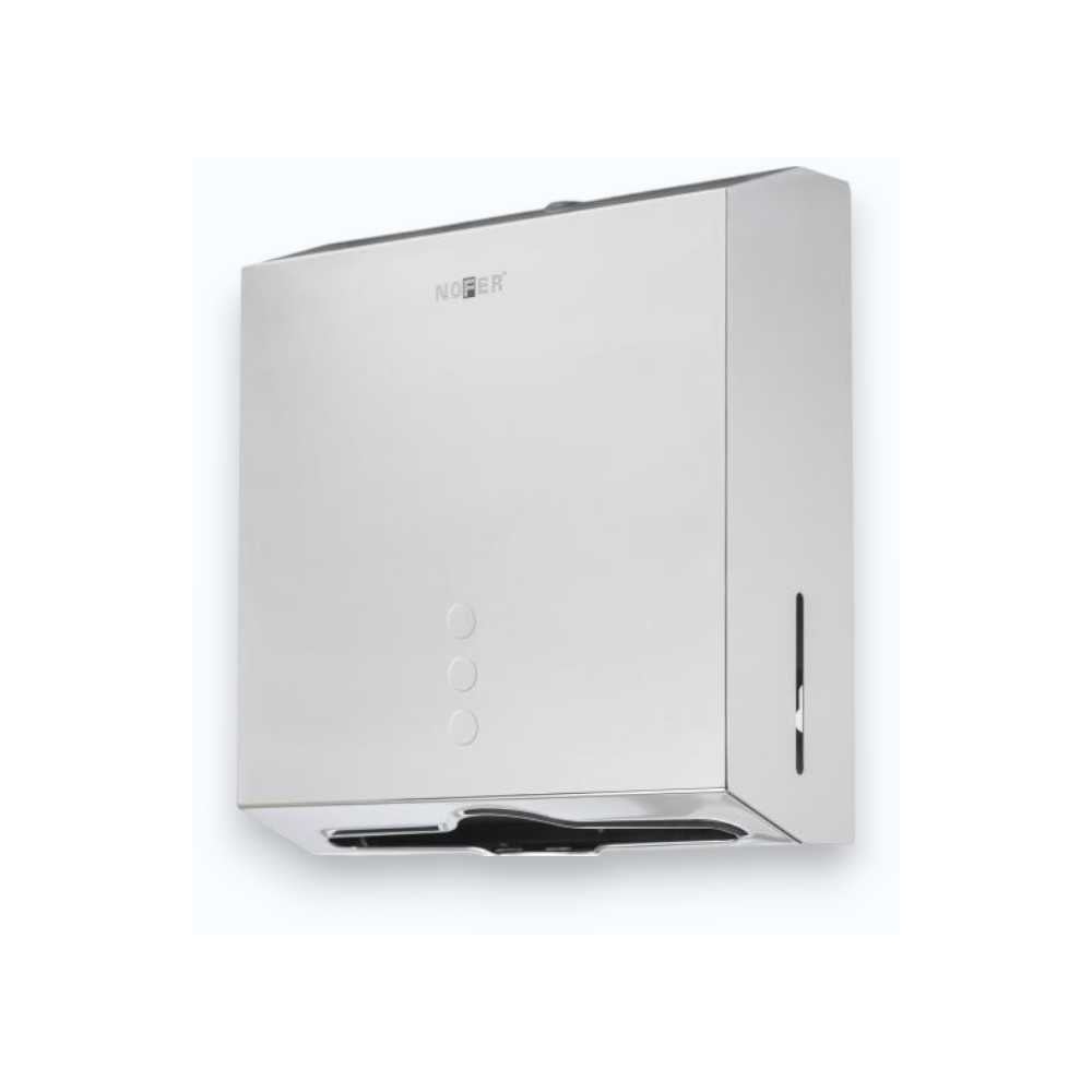 Изображение товара Диспенсер для бумажных полотенец из нержавеющей стали глянцевый 04006.B