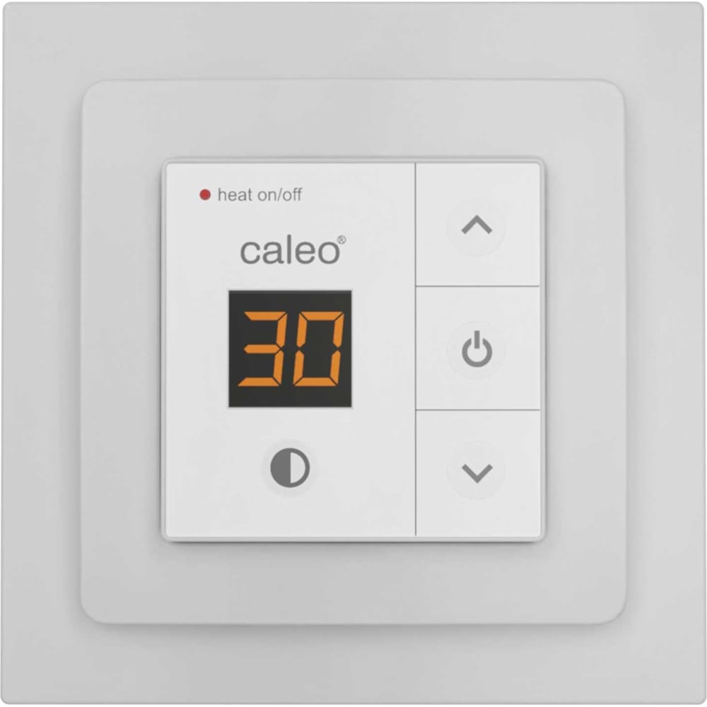 Встраиваемый цифровой терморегулятор Caleo терморегулятор механический аналоговый caleo 420 с адаптерами
